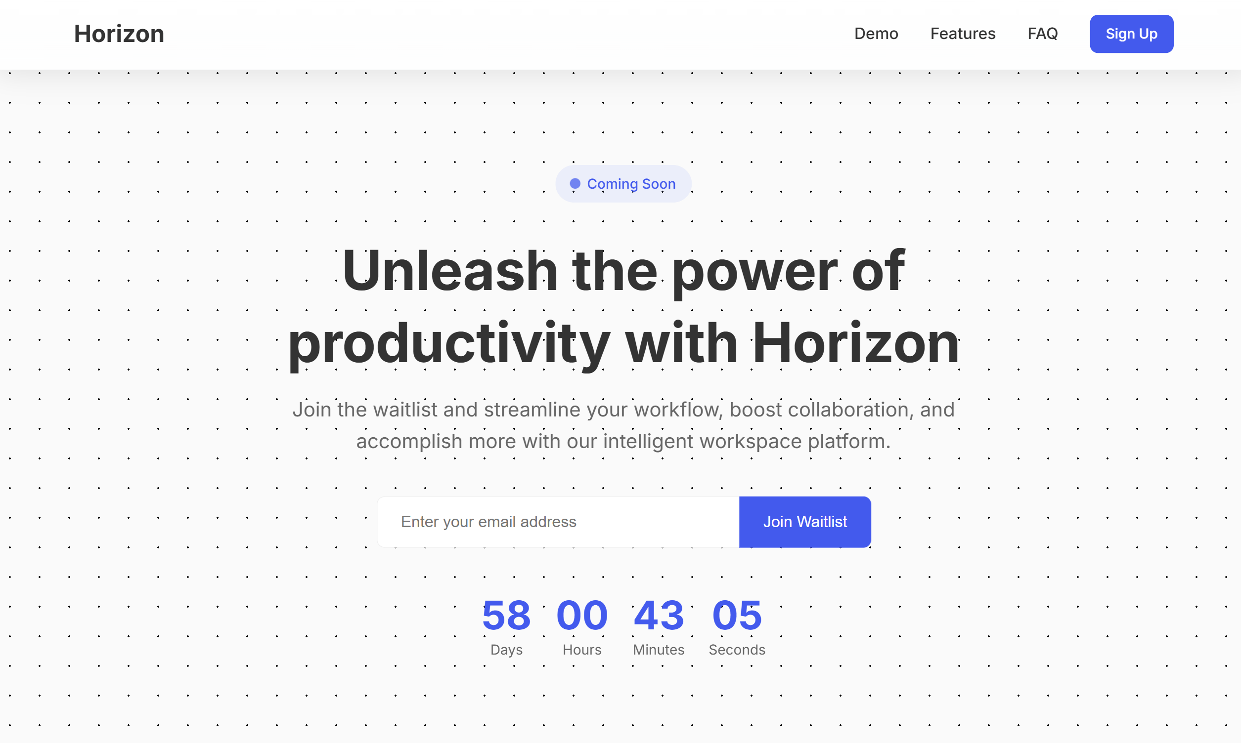 Horizon Waitlist